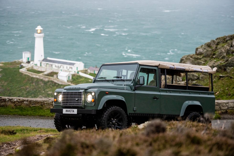 Invicta Landrover Beach Comber at South Stacks Lighthouse